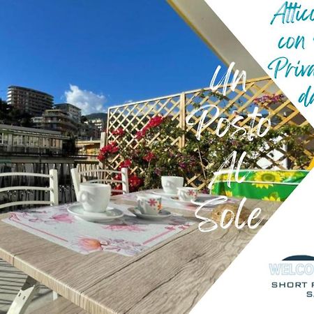 Wh - Un Posto Al Sole - Attico Monolocale Con Parcheggio Gratuito - 5 Minuti Dal Centro - Wifi Apartment ซานเรโม ภายนอก รูปภาพ